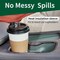 50-pack of 16 oz disposable coffee cups with lids and sleeves, perfect for hot beverages. Ideal for to-go coffee, parties, family gatherings, and office use. Upgraded for better insulation and convenience.